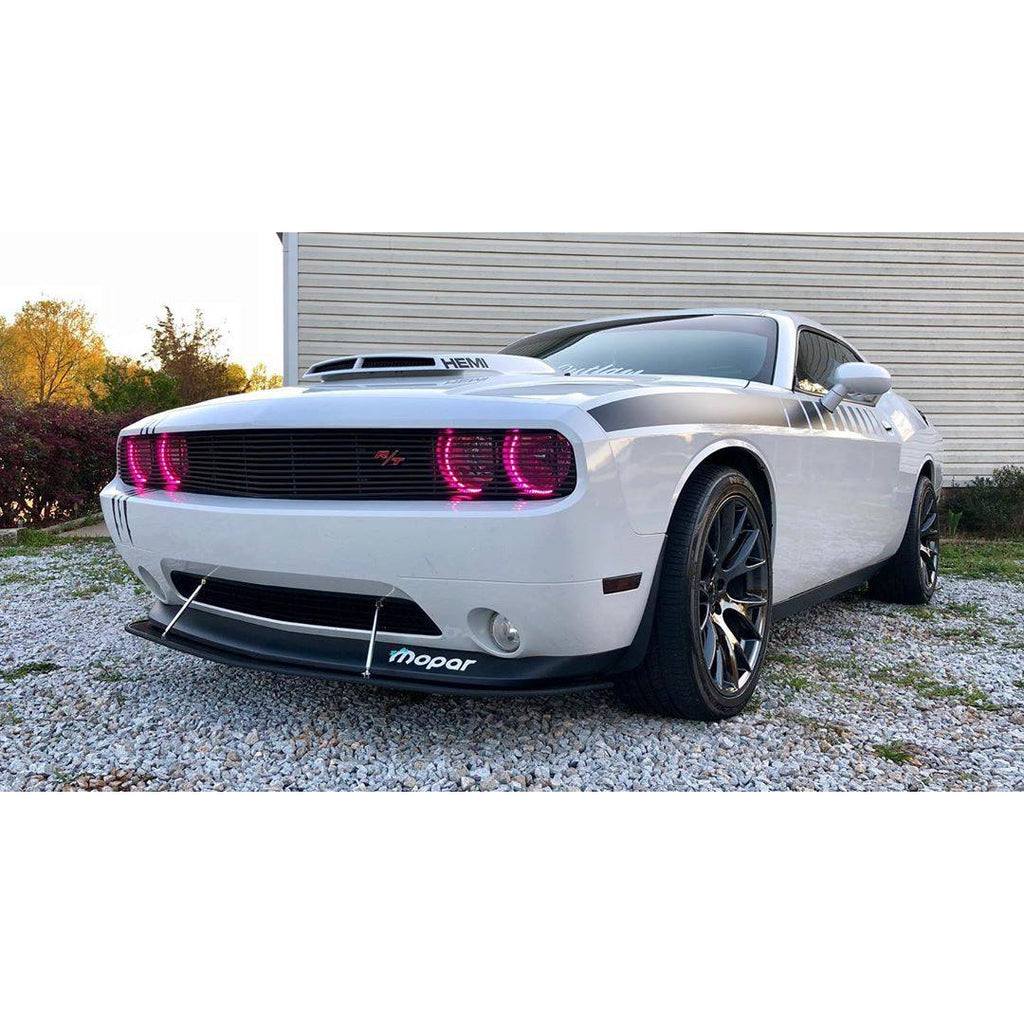 Oracle-08-14-Dodge-Challenger-Dynamic-Surface-Mount-Headlight-Halo-Kit---Colorshift---Dynamic