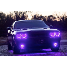 Load image into Gallery viewer, Oracle-08-14-Dodge-Challenger-Dynamic-Surface-Mount-Headlight-Halo-Kit---Colorshift---Dynamic