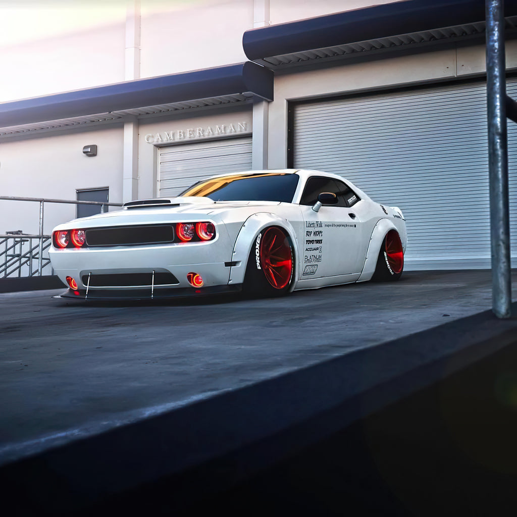 Oracle-08-14-Dodge-Challenger-Dynamic-Surface-Mount-HeadlightFog-Light-Halo-Kit-Combo---Colorshift