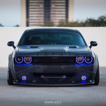 Load image into Gallery viewer, Oracle-08-14-Dodge-Challenger-Dynamic-Surface-Mount-HeadlightFog-Light-Halo-Kit-Combo---Colorshift