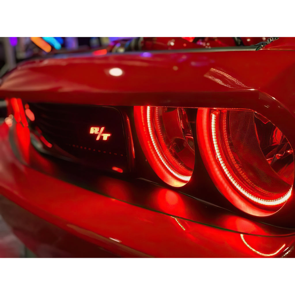 Oracle-08-14-Dodge-Challenger-Dynamic-Surface-Mount-HeadlightFog-Light-Halo-Kit-Combo---Colorshift