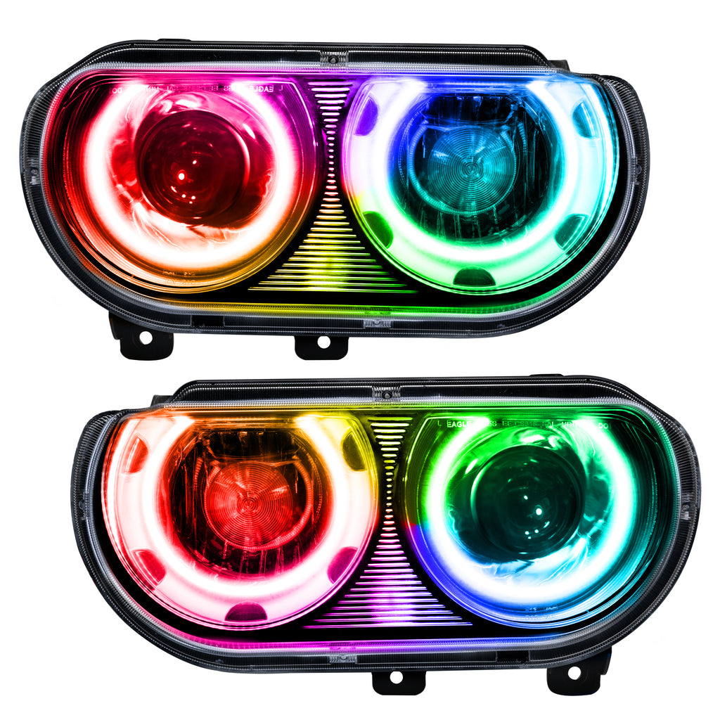 Oracle-08-14-Dodge-Challenger-Smd-Hl-(Hid-Style)---Colorshift-W-Bc1-Controller