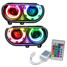 Load image into Gallery viewer, Oracle-08-14-Dodge-Challenger-Smd-Hl-(Hid-Style)---Colorshift-W-Simple-Controller