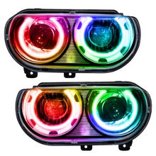 Load image into Gallery viewer, Oracle-08-14-Dodge-Challenger-Smd-Hl-(Hid-Style)---Colorshift-WO-Controller
