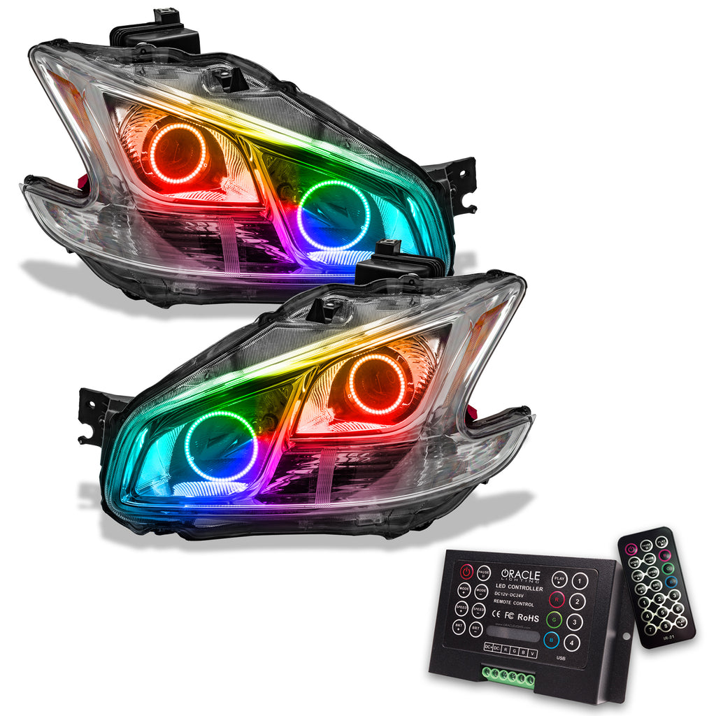 Oracle-09-13-Nissan-Maxima-Smd-Hl-(Non-Hid)-Chrome---Colorshift-W-2.0-Controller