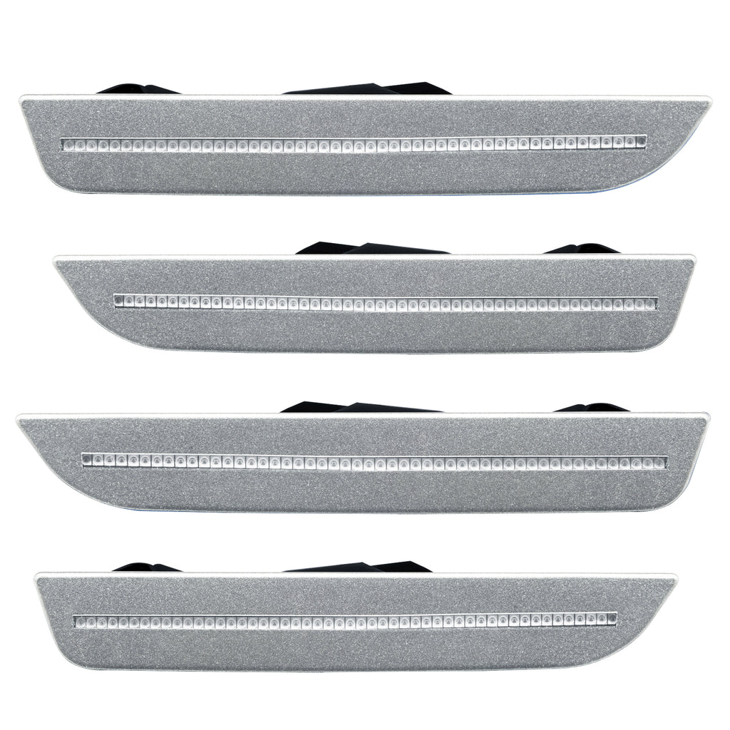 Oracle-10-14-Ford-Mustang-Concept-Sidemarker-Set---Clear---Ingot-Silver-Metallic-(Ux)