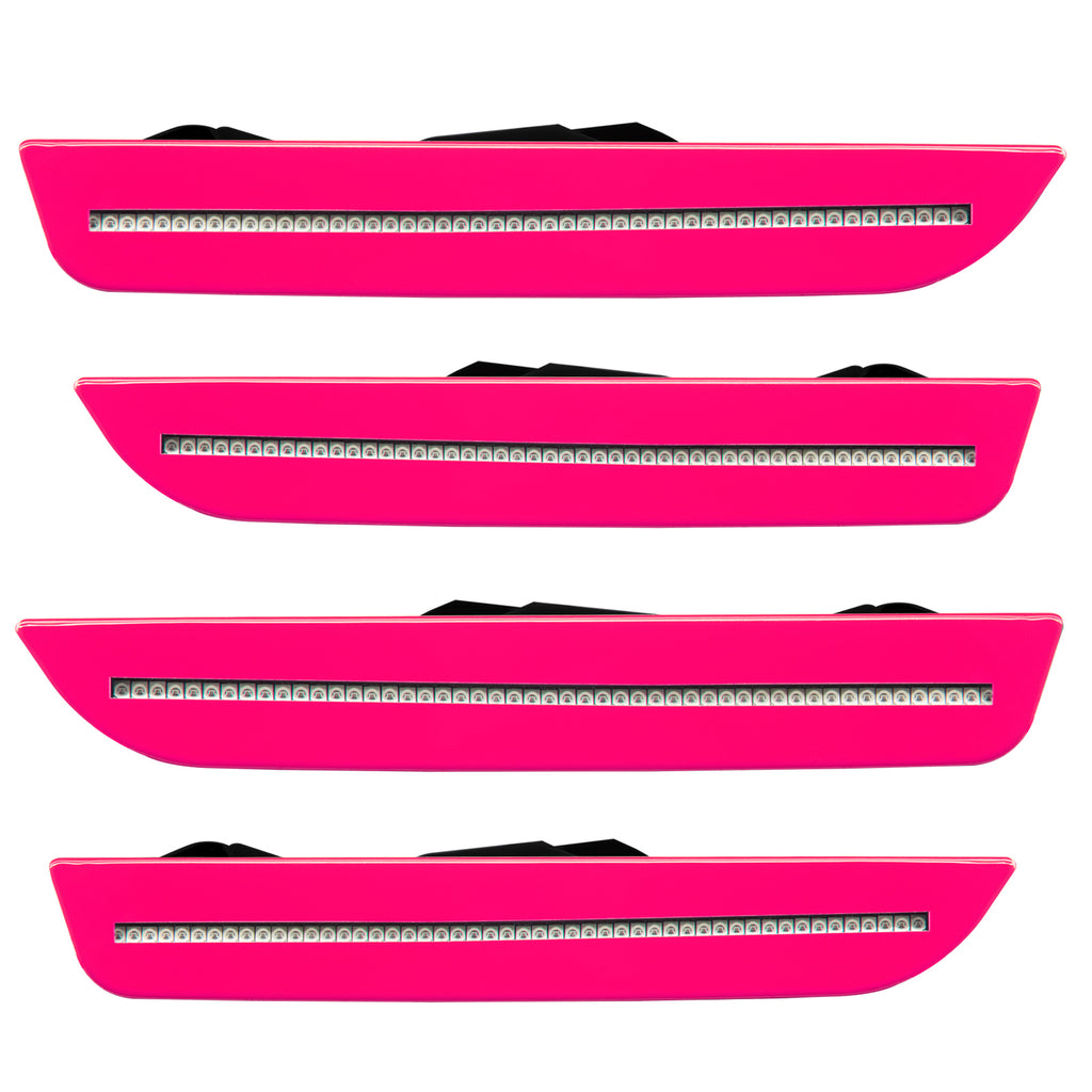Oracle-10-14-Ford-Mustang-Concept-Sidemarker-Set---Clear---Performance-Pink-Metallic-(P7)