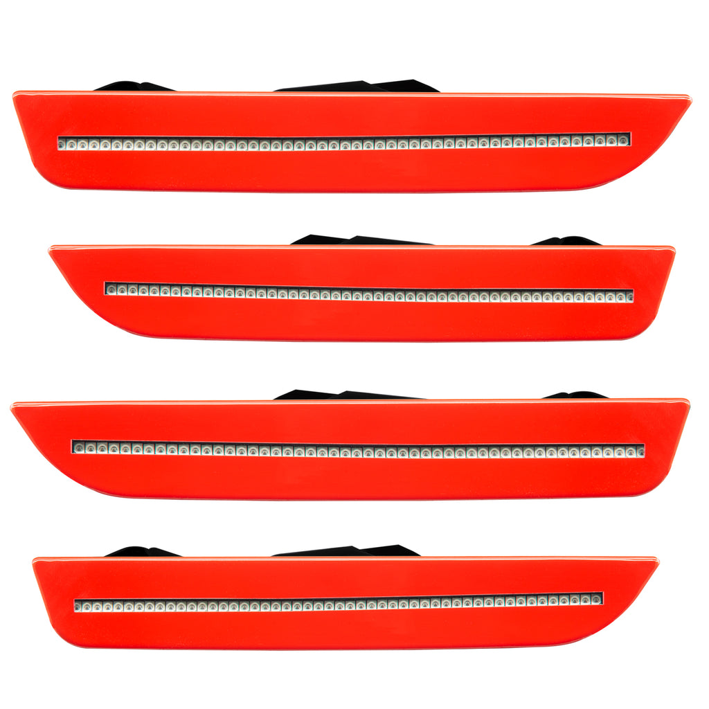 Oracle-10-14-Ford-Mustang-Concept-Sidemarker-Set---Clear---Race-Red-(Pq)