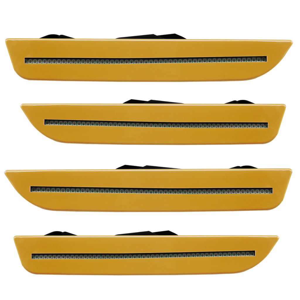 Oracle-10-14-Ford-Mustang-Concept-Sidemarker-Set---Tinted---Amber-Gold-Metallic-(Gq)