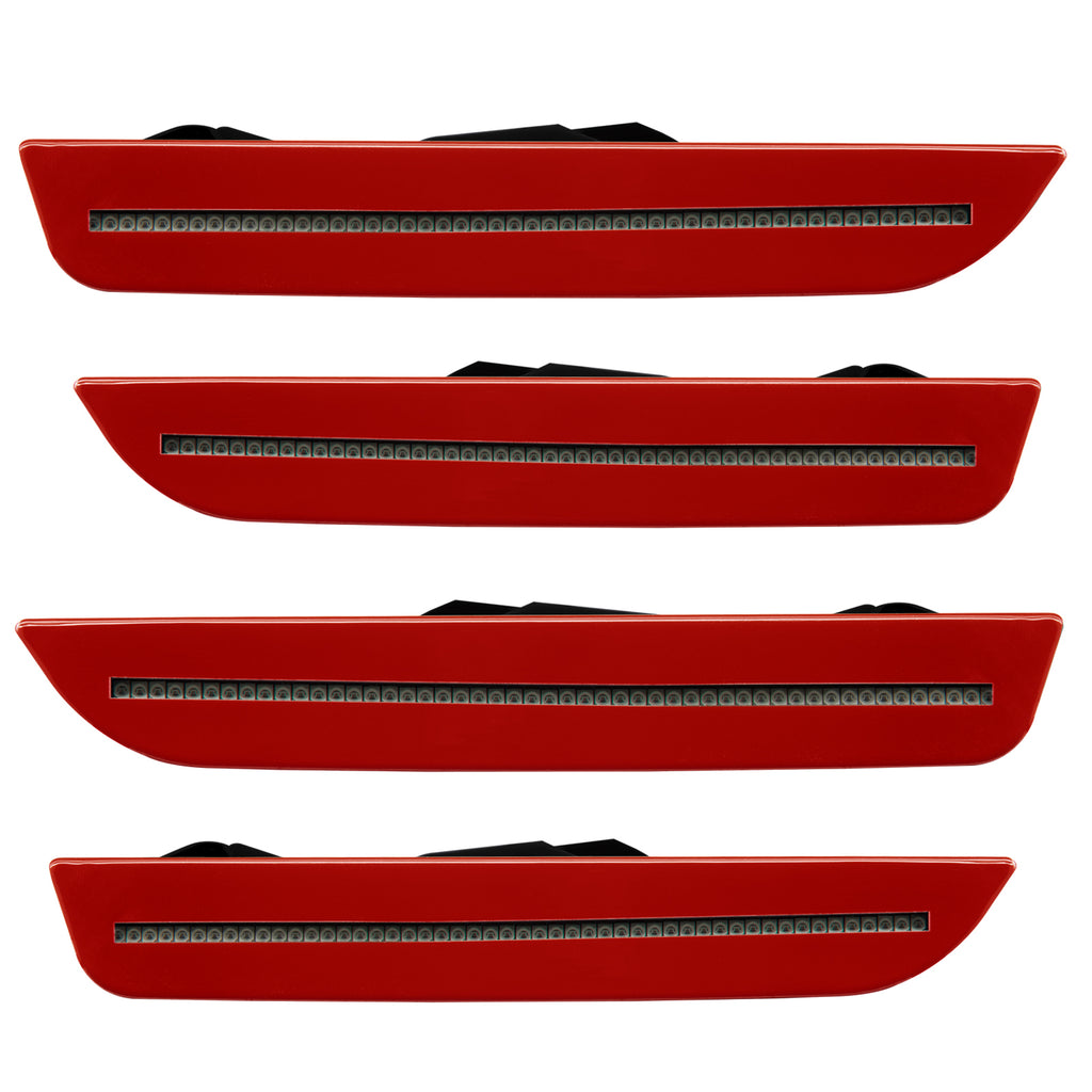 Oracle-10-14-Ford-Mustang-Concept-Sidemarker-Set---Tinted---Red-Candy-Tint-Metallic-(U6)