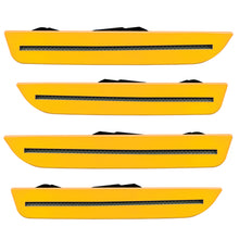 Load image into Gallery viewer, Oracle-10-14-Ford-Mustang-Concept-Sidemarker-Set---Tinted---School-Bus-Yellow-(B1bym628)