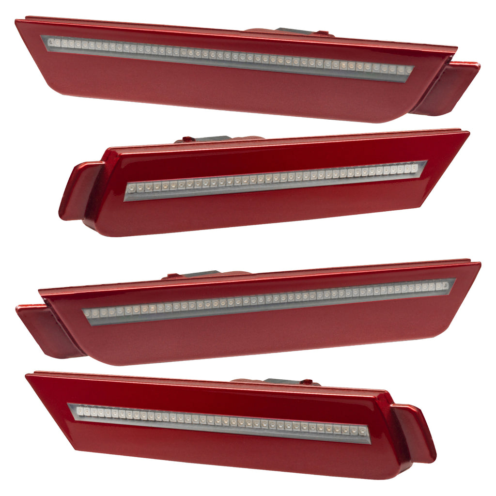 Oracle-10-15-Chevrolet-Camaro-Concept-Sidemarker-Set---Clear---Crystal-Red-(Claret)-(Gbe)