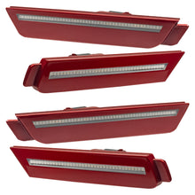 Load image into Gallery viewer, Oracle-10-15-Chevrolet-Camaro-Concept-Sidemarker-Set---Clear---Crystal-Red-(Claret)-(Gbe)