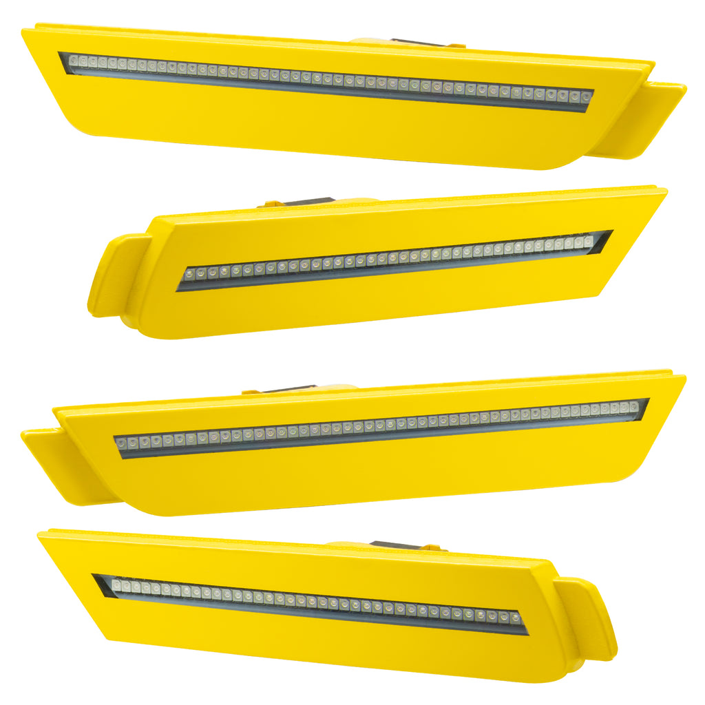 Oracle-10-15-Chevrolet-Camaro-Concept-Sidemarker-Set---Clear---Lemon-Peel-Yellow-(G7d)