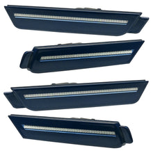 Load image into Gallery viewer, Oracle-10-15-Chevy-Camaro-Concept-Sidemarker-Set---Clear---Imperial-Blue-Metallic-(Gap)