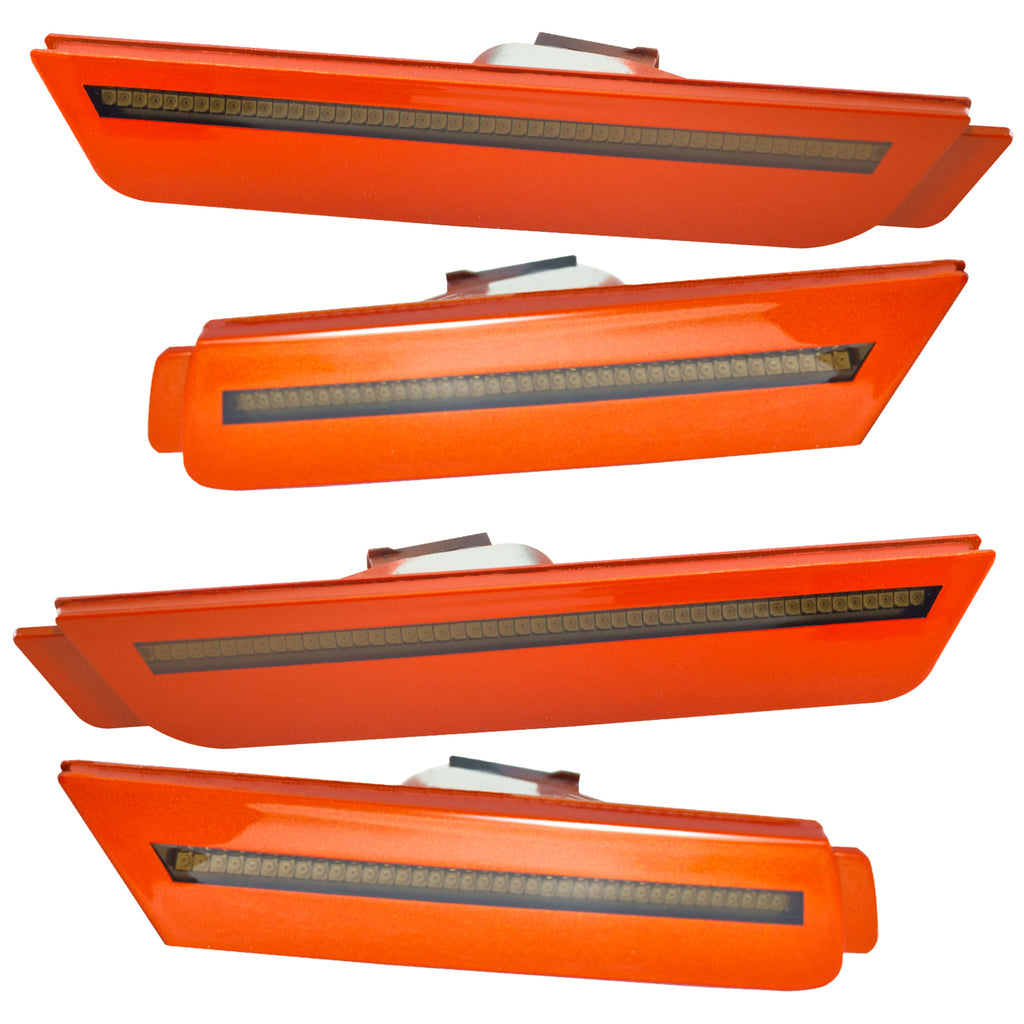 Oracle-10-15-Chevy-Camaro-Concept-Sidemarker-Set---Tinted---Inferno-Orange-Metallic-(Gcr)