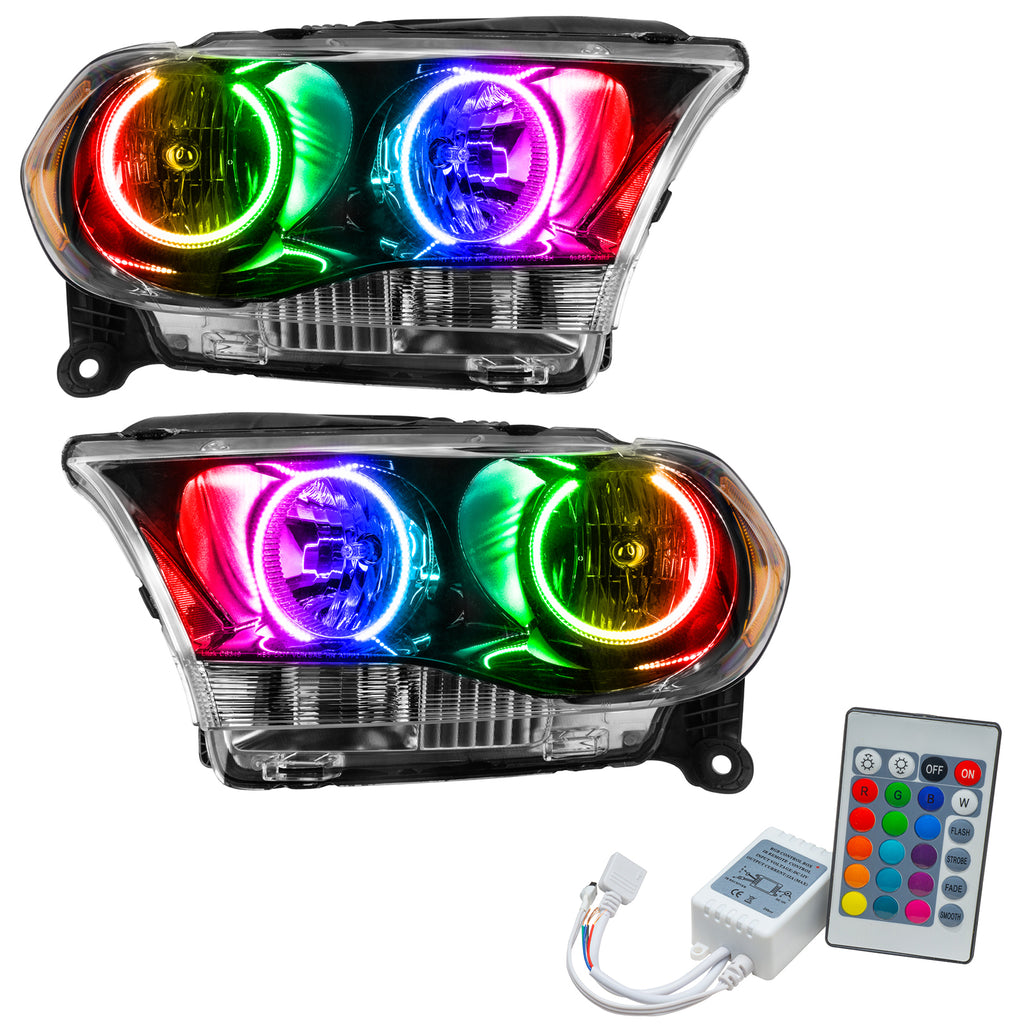 Oracle-11-13-Dodge-Durango-Smd-Hl-Halogen---Black---Colorshift-W-Simple-Controller
