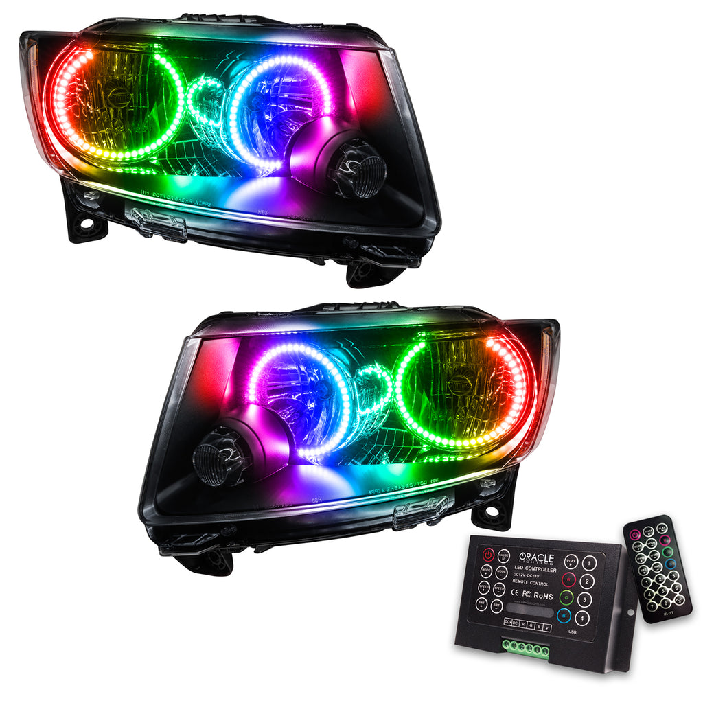 Oracle-11-13-Jeep-Grand-Cherokee-Smd-Hl-(Non-Hid)---Chrome---Colorshift-W-2.0-Controller