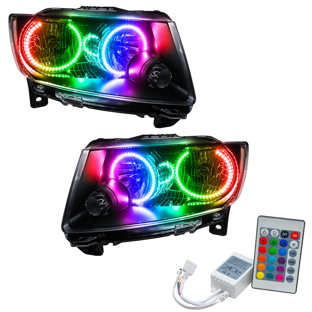 Oracle-11-13-Jeep-Grand-Cherokee-Smd-Hl-(Non-Hid)---Chrome---Colorshift-W-Simple-Controller