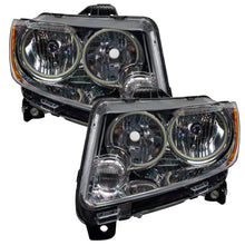 Load image into Gallery viewer, Oracle-11-13-Jeep-Grand-Cherokee-Smd-Hl-(Non-Hid)---Chrome---Colorshift-W-Simple-Controller