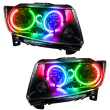 Load image into Gallery viewer, Oracle-11-13-Jeep-Grand-Cherokee-Smd-Hl-(Non-Hid)---Chrome---Colorshift-WO-Controller