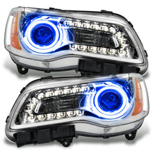 Load image into Gallery viewer, Oracle-11-14-Chrysler-300C-Non-Hid-Led-Halo-Headlights-Chrome-Housing---Blue