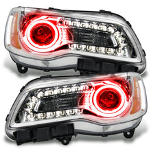 Load image into Gallery viewer, Oracle-11-14-Chrysler-300C-Non-Hid-Led-Halo-Headlights-Chrome-Housing---Red