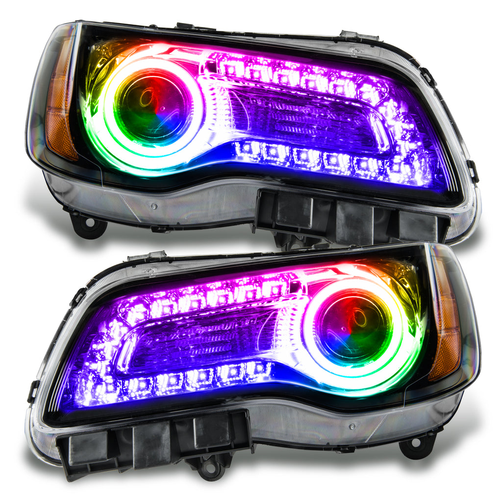Oracle-11-14-Chrysler-300C-Smd-Hl---Black---Non-Hid---Colorshift-Drl---Colorshift