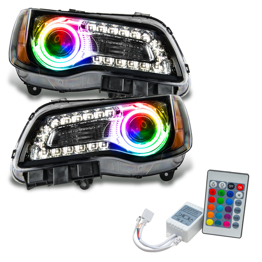 Oracle-11-14-Chrysler-300C-Smd-Hl---Black---Non-Hid---Colorshift-W-Simple-Controller