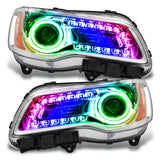 Oracle Lighting 7730-334 SMD Pre-Assembled Headlights, Non-HID, Chrome Bezel, ColorSHIFT DRL