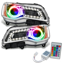 Load image into Gallery viewer, Oracle-11-14-Chrysler-300C-Smd-Hl---Chrome---Non-Hid---Colorshift-W-Simple-Controller