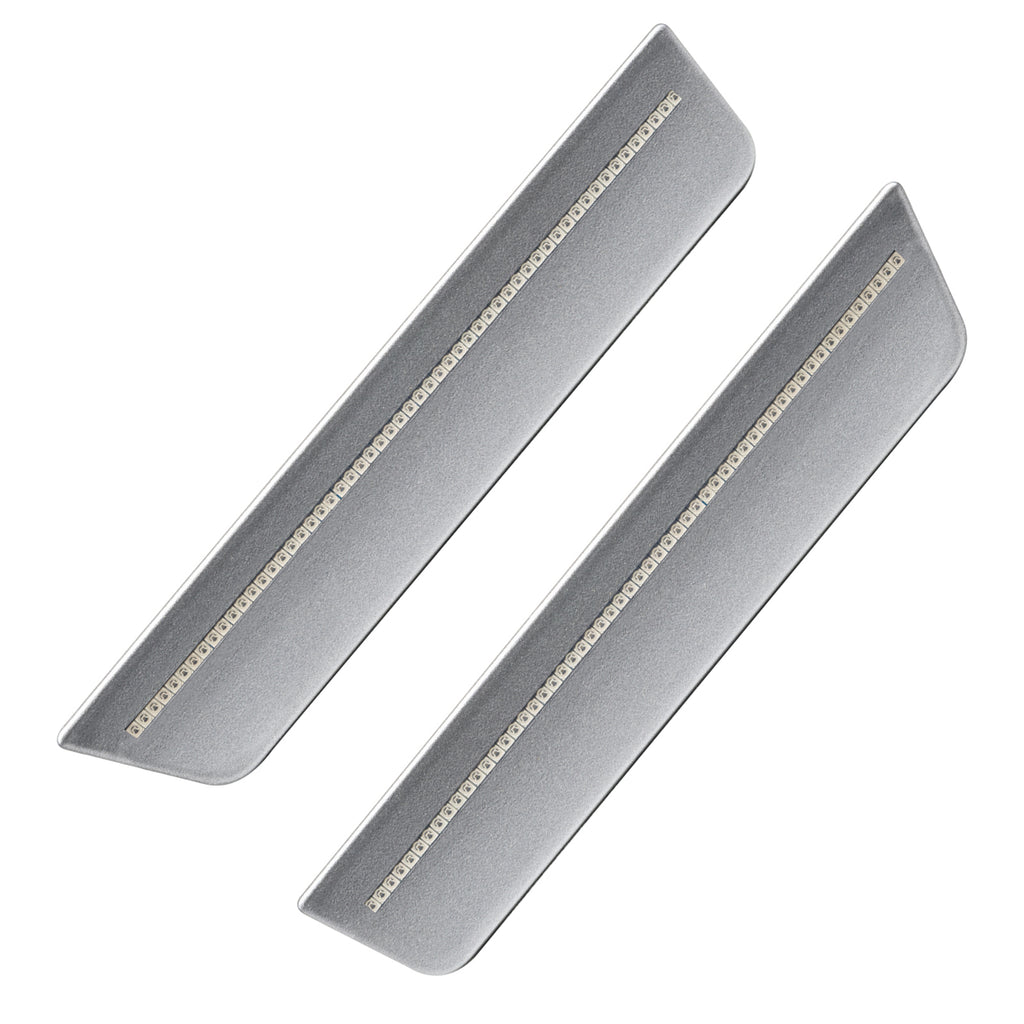 Oracle-11-14-Dodge-Charger-Concept-Sidemarker-Set-(Rear-Only)---Clear---Billet-Metallic-(Psc)