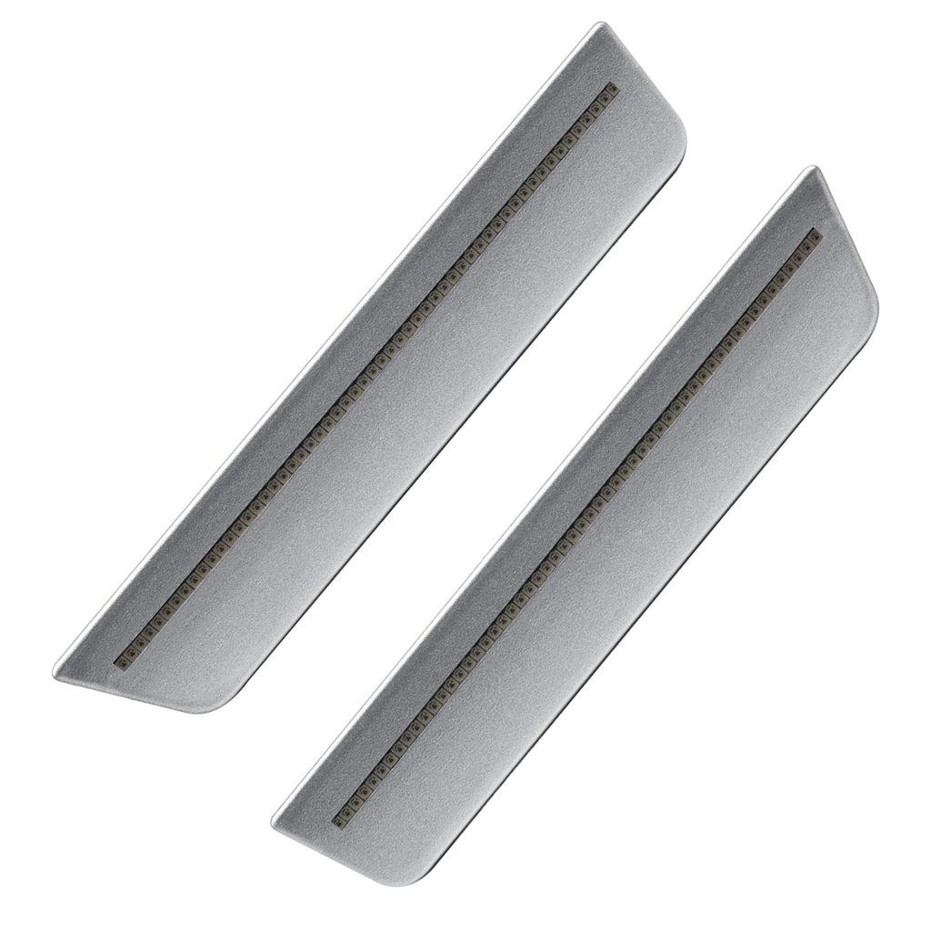 Oracle-11-14-Dodge-Charger-Concept-Sidemarker-Set-(Rear-Only)---Tinted---Billet-Metallic-(Psc)