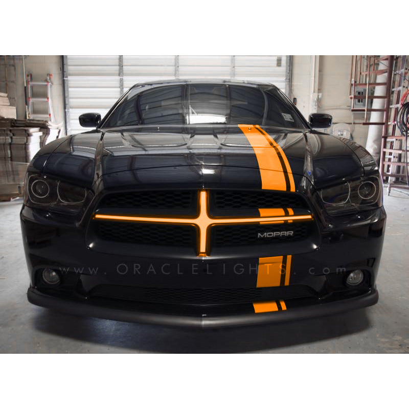 Oracle-11-14-Dodge-Charger-Illuminated-Grille-Crosshairs---Amber