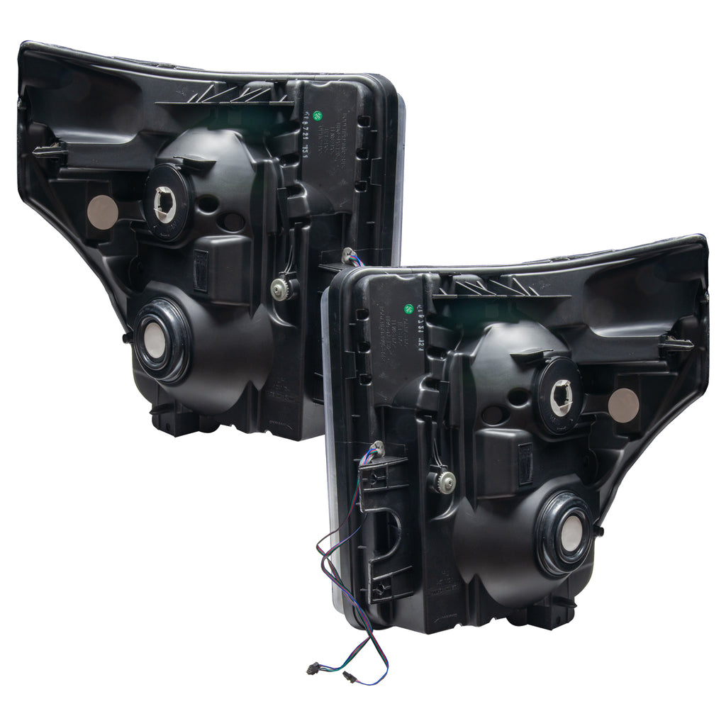 Oracle-11-16-Ford-F250350-Led-Hl---Black---Colorshift-W-Bc1-Controller