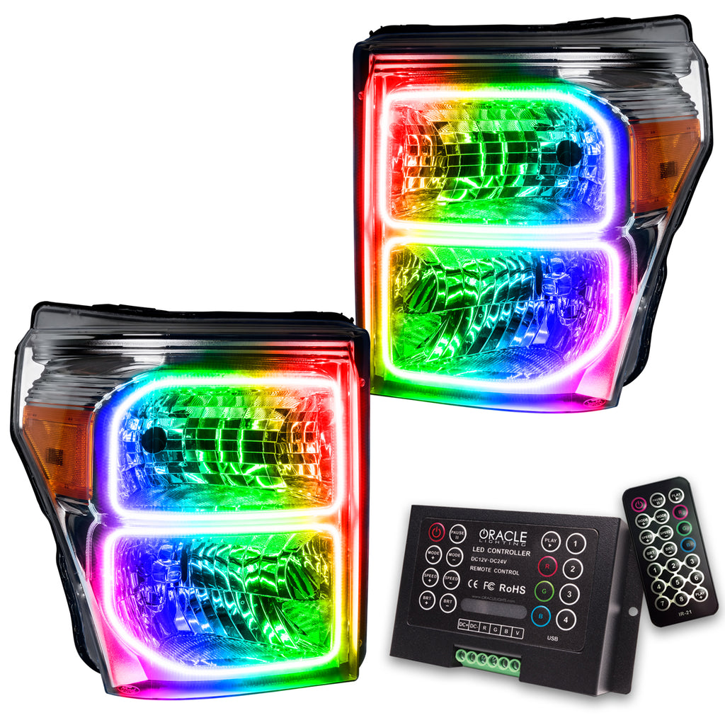 Oracle-11-16-Ford-F250350-Led-Hl---Colorshift-W-2.0-Controller