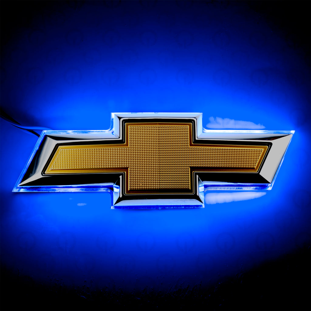 Oracle-14-15-Chevrolet-Camaro-Illuminated-Bowtie---Dual-Intensity---Blue