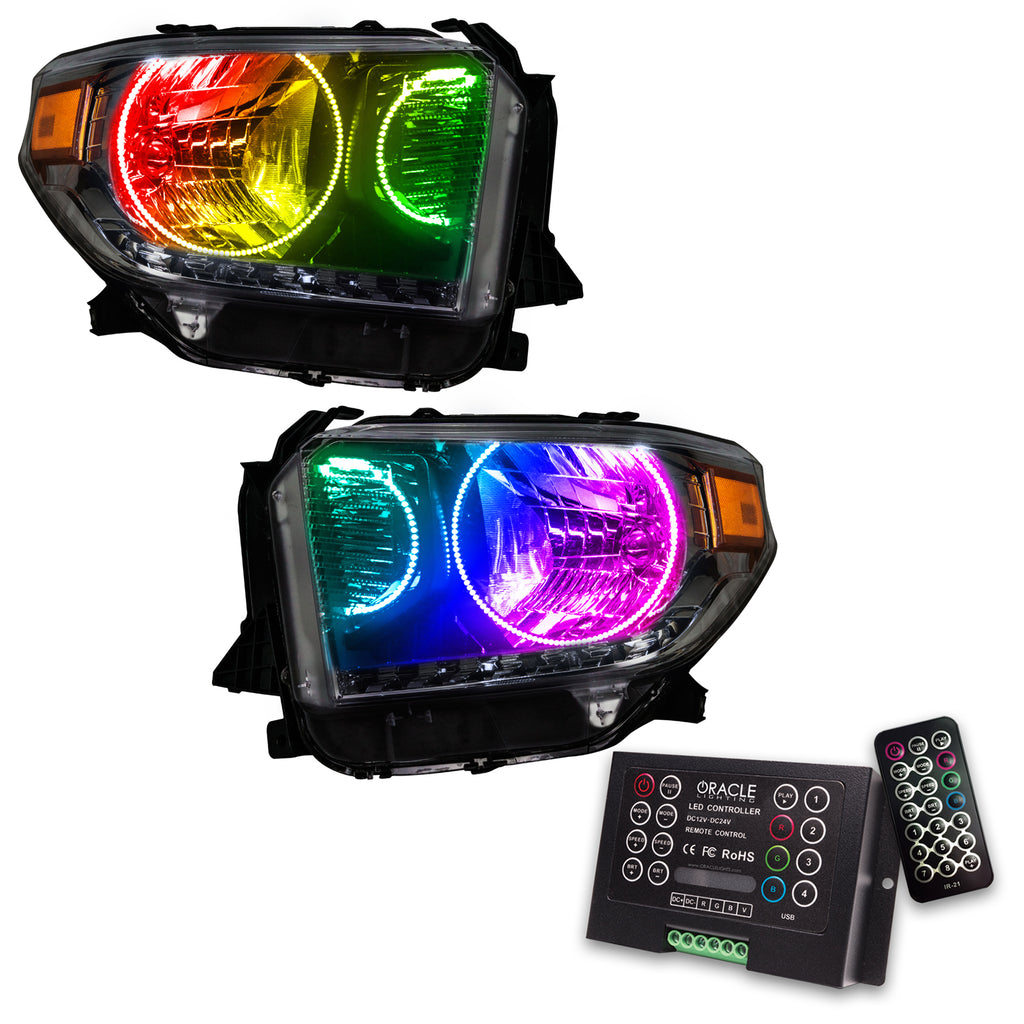 Oracle-14-17-Toyota-Tundra-Smd-Hl---Dual-Halo-Kit---Colorshift-W-2.0-Controller