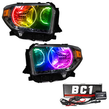 Load image into Gallery viewer, Oracle-14-17-Toyota-Tundra-Smd-Hl---Dual-Halo-Kit---Colorshift-W-Bc1-Controller