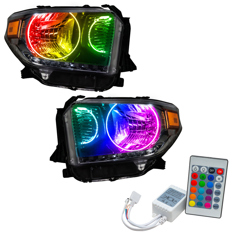 Oracle-14-17-Toyota-Tundra-Smd-Hl---Dual-Halo-Kit---Colorshift-W-Simple-Controller