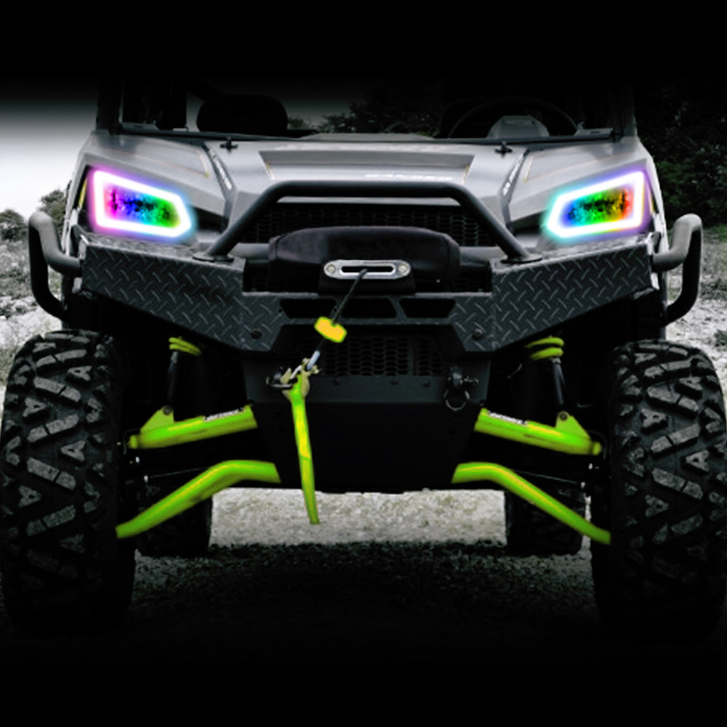 Oracle-14-19-Polaris-Ranger-5709001000-Dynamic-RgbW-Headlight-Halo-Kit---Colorshift---Dynamic