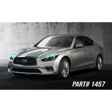 Load image into Gallery viewer, Oracle-14-21-Infiniti-Q50-RgbW-Headlight-Drl-Upgrade-Kit---Colorshift-W-Rf-Controller