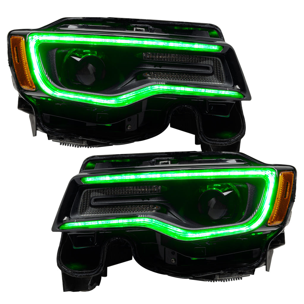 Oracle-14-21-Jeep-Grand-Cherokee-Dynamic-Headlight-Drl-Upgrade-Kit---Colorshift---Dynamic