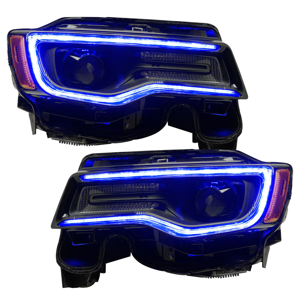 Oracle-14-21-Jeep-Grand-Cherokee-Dynamic-Headlight-Drl-Upgrade-Kit---Colorshift---Dynamic