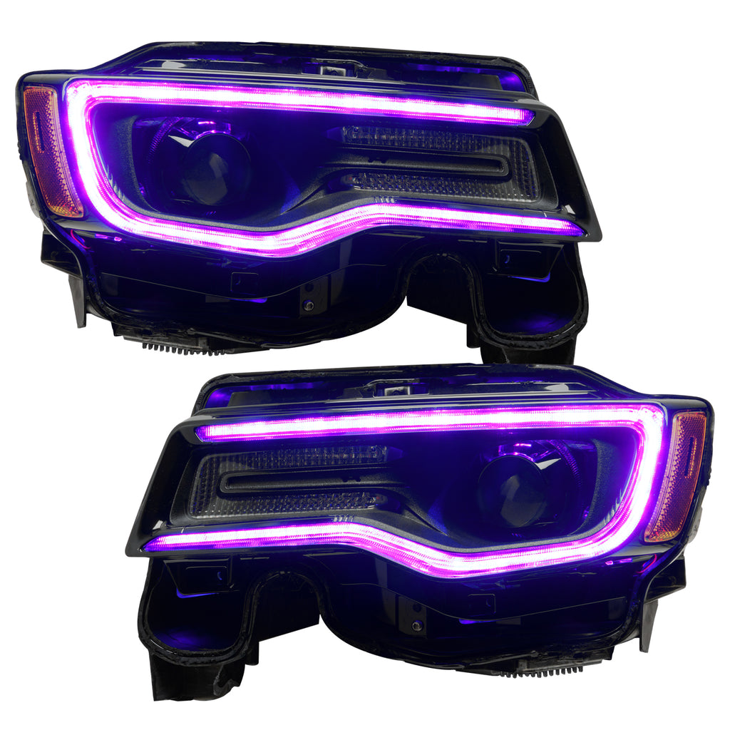 Oracle-14-21-Jeep-Grand-Cherokee-Dynamic-Headlight-Drl-Upgrade-Kit---Colorshift---Dynamic