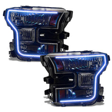 Load image into Gallery viewer, Oracle-15-17-Ford-F-150-Dynamic-RgbA-Pre-Assembled-Headlights-Halogen---Black-Edition---Colorshift
