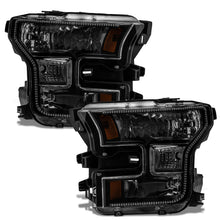 Load image into Gallery viewer, Oracle-15-17-Ford-F-150-Dynamic-RgbA-Pre-Assembled-Headlights-Halogen---Black-Edition---Colorshift