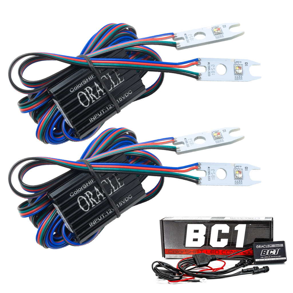 Oracle-15-17-Ford-F-150-Headlight-Drl-Upgrade-Kit---Colorshift-W-Bc1-Controller