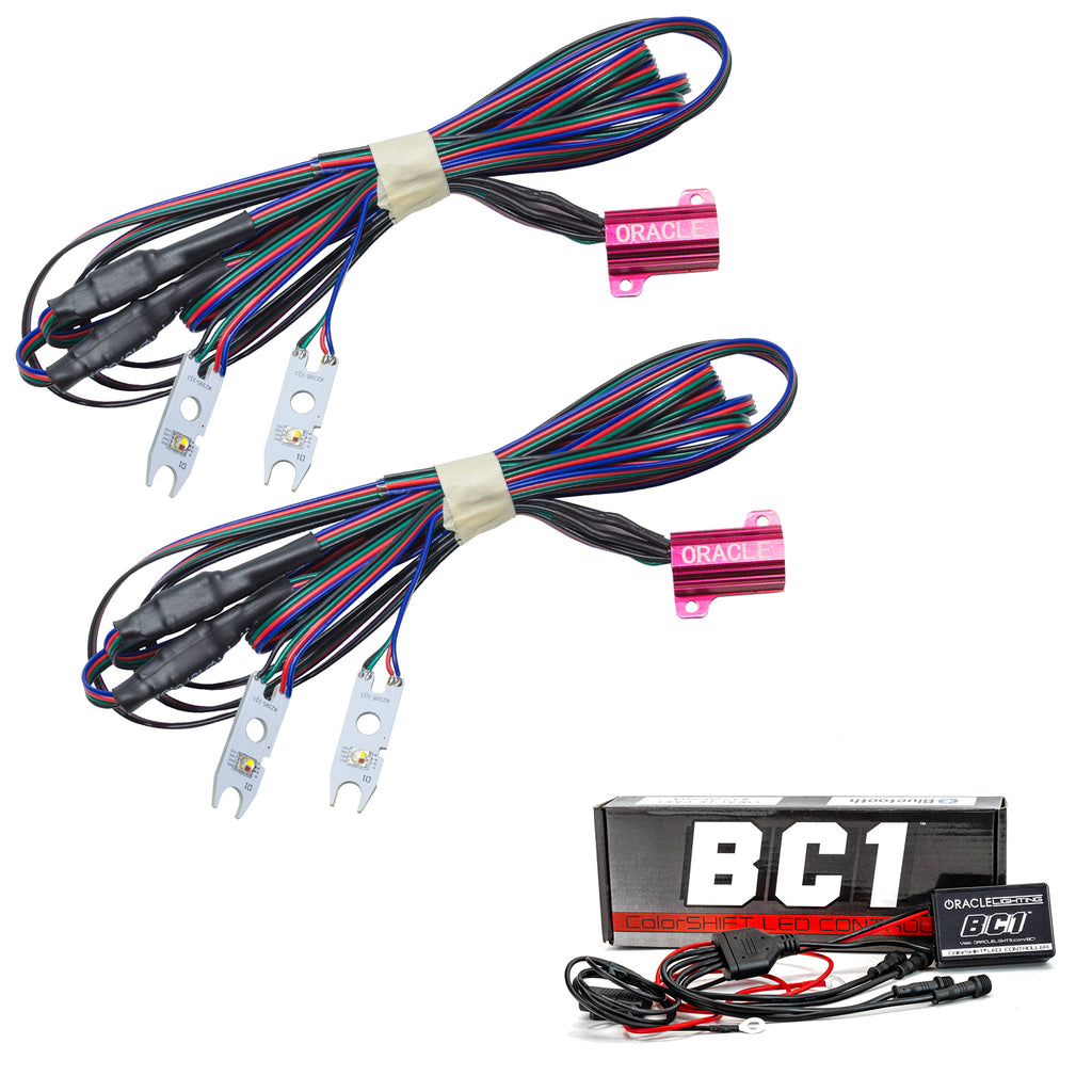 Oracle-15-17-Ford-F-150-Headlight-Drl-Upgrade-Kit---Colorshift-W-Bc1-Controller