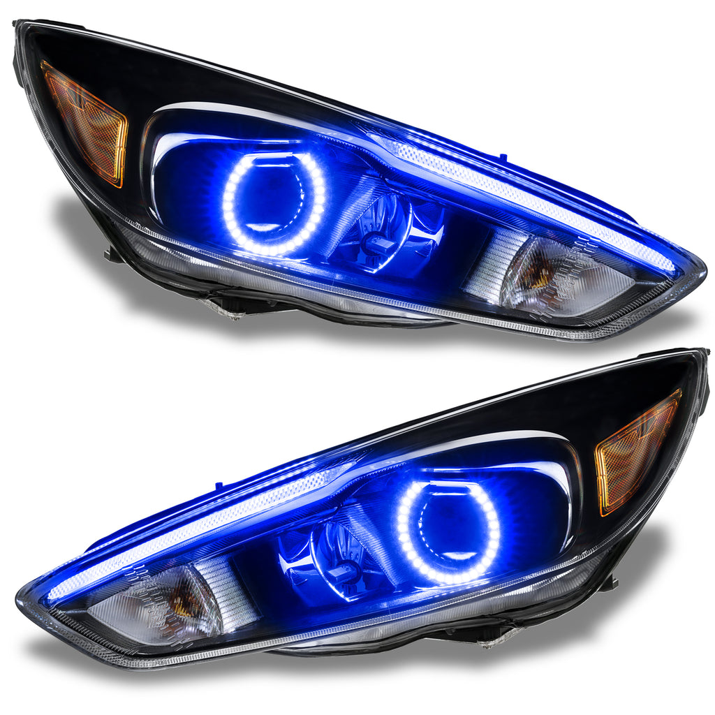 Oracle-15-17-Ford-Focus-RsSt-Drl-Upgrade-W-Halo-Kit---Colorshift-W-Simple-Controller